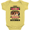 Never Underestimate A Man Who Watches Friends And Was Born in December Baby Bodysuit