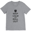keep calm and roll out V-Neck Tee