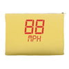 back to the future movie inspired tshirt Accessory Pouches