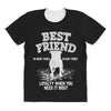 Best Friend Pitbull All Over Women's T-shirt