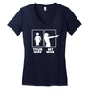 your wife, my wife Women's V-Neck T-Shirt