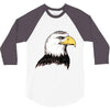 bald eagle 3/4 Sleeve Shirt