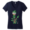 organic pirate Women's V-Neck T-Shirt