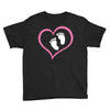 Baby Girl with Heart Any Name Customized Youth Tee
