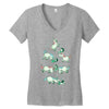 angry unicorns Women's V-Neck T-Shirt