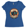 ghost pirate grog Women's Triblend Scoop T-shirt
