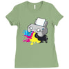 printer Ladies Fitted T-Shirt