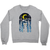moon visitor Crewneck Sweatshirt