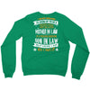 Super Cool Mother In Law Of A Freaking Awesome Son In Law Crewneck Sweatshirt