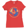 mustache batman Ladies Fitted T-Shirt