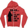 i'm just here for the cake Zipper Hoodie