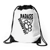 badass la Drawstring Bags