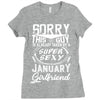 This Guy Is Taken By A Super Sexy January Girlfriend Ladies Fitted T-Shirt