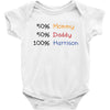 mommy daddy harrison baby name Baby Bodysuit