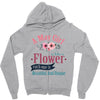 A May Girl Like A Flowers Zipper Hoodie