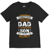 Super Cool Dad Of A Freaking Awesome Son V-Neck Tee