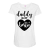 Daddy is My Bestie Maternity Scoop Neck T-shirt