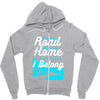 Country Road (f149) Zipper Hoodie
