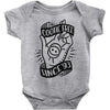 cootie shot (black) Baby Onesie