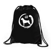 boxer zen Drawstring Bags