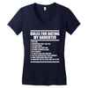 rules for dating my daughter Women's V-Neck T-Shirt