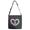pure love Adjustable Strap Totes