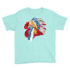 chief many feathers Youth Tee