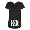 Ice Ice Baby Maternity Scoop Neck T-shirt