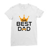 The Best Dad Ladies Fitted T-Shirt