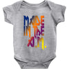 made in the am Baby Onesie