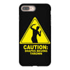 caution shapes being thrown printed iPhone 8 Plus