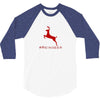 #reindeer 3/4 Sleeve Shirt