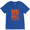 we are the 99% t shirt occupy wall street anti corporate greed black V-Neck Tee