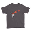banksy headshot butterfly Youth Tee