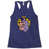 loup de cartoon Racerback Tank
