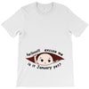 January Peeking Out Baby Boy T-Shirt