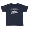 commas save lives t shirt Toddler T-shirt