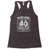 40th birthday Racerback Tank