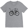 Albert Hofmann LSD Funny Retro Bicycle Day V-Neck Tee