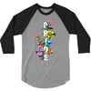 Pride Floral LGBT Colors 3/4 Sleeve Shirt