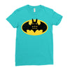 Totoro Batman Parody Ladies Fitted T-Shirt