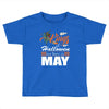 Halloween Kings Are Born In May Toddler T-shirt