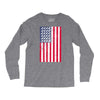 t-rex vintage american flag Long Sleeve Shirts