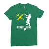 finger guns batle royal gaming Ladies Fitted T-Shirt