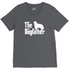 the dogfather cavalier king charles spaniel white V-Neck Tee