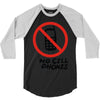 no cell phones 3/4 Sleeve Shirt