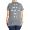 No More Parties In La Ladies Curvy T-Shirt