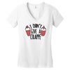 i don't give a crappe Women's V-Neck T-Shirt