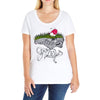 don't step on the grass Ladies Curvy T-Shirt