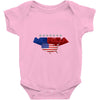 america flag Baby Bodysuit